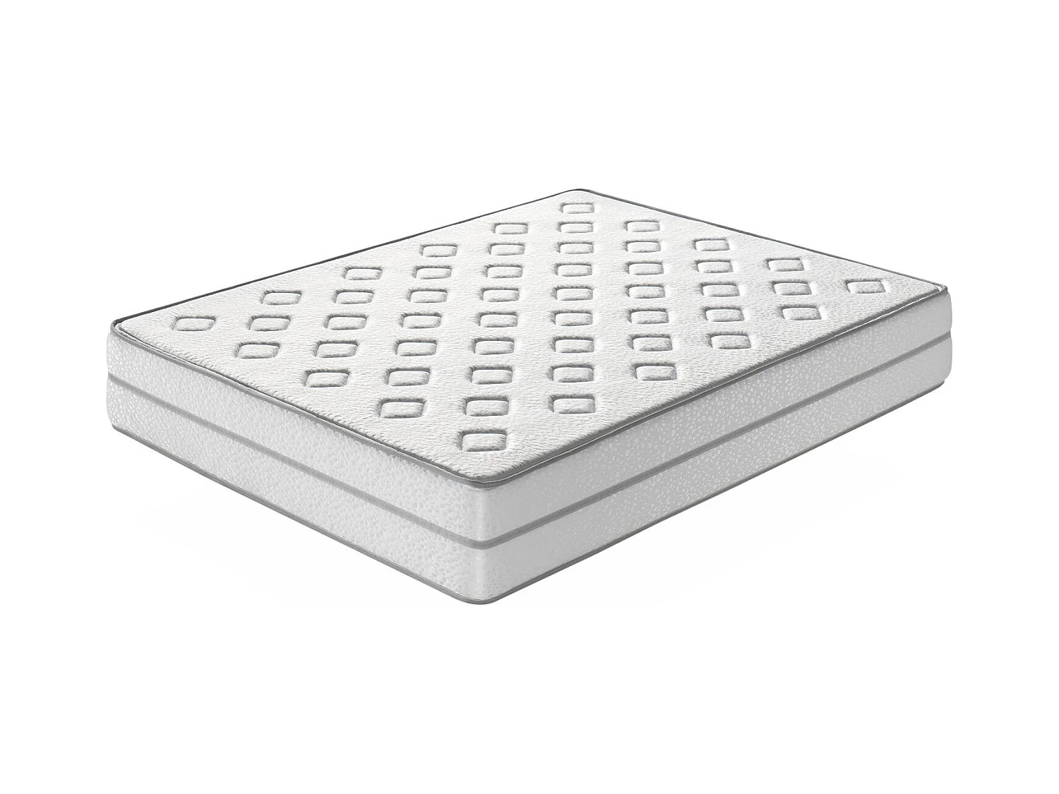Matelas mousse 150X190 CAELUML, Epaisseur 24 CM, Mousse haute densité,Fermeté moyenne