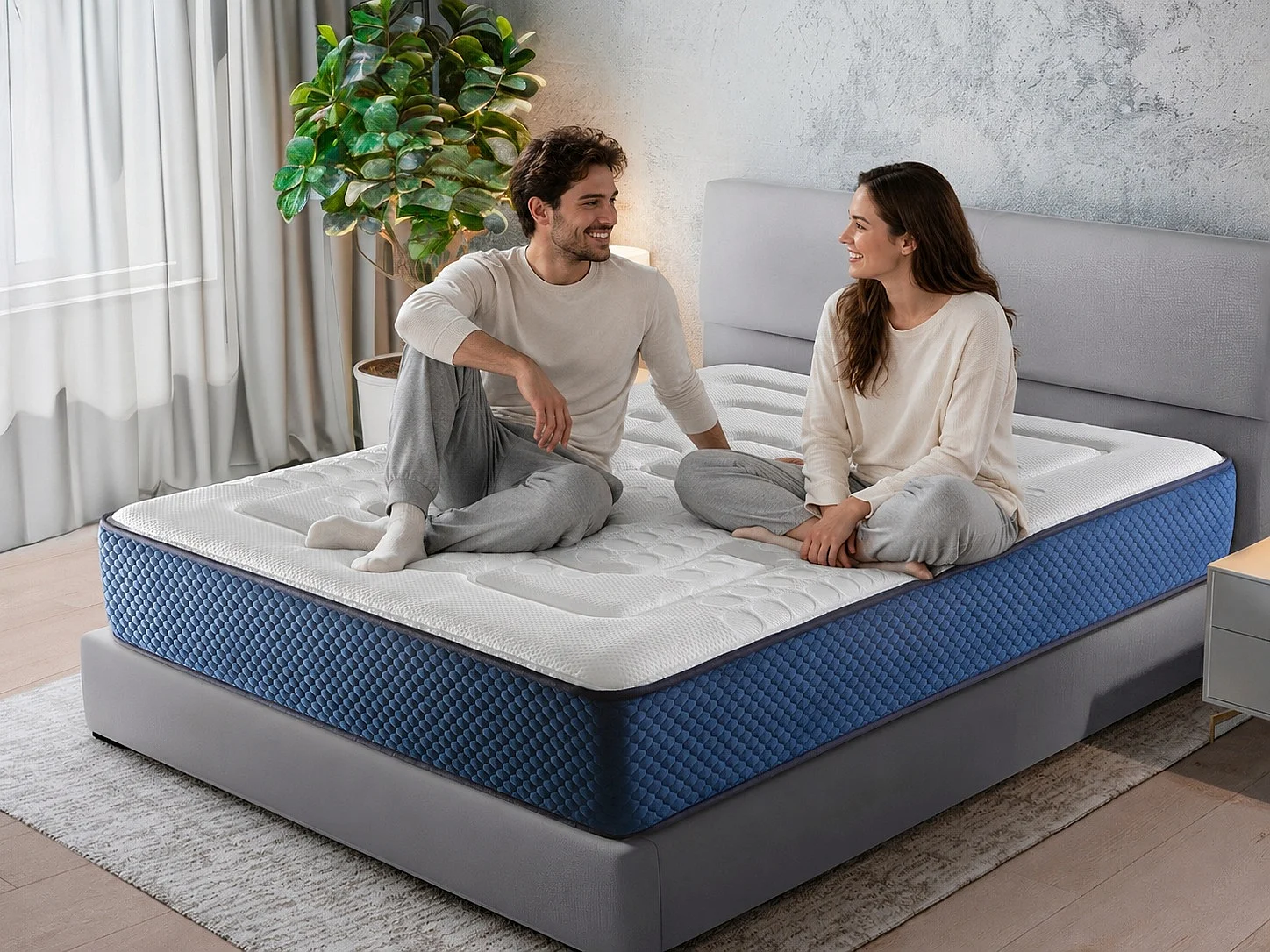 Colchón de espuma DORMISSIMO COLUMBATEX 150x180 Altura 25 cm - con 2 cm de látex