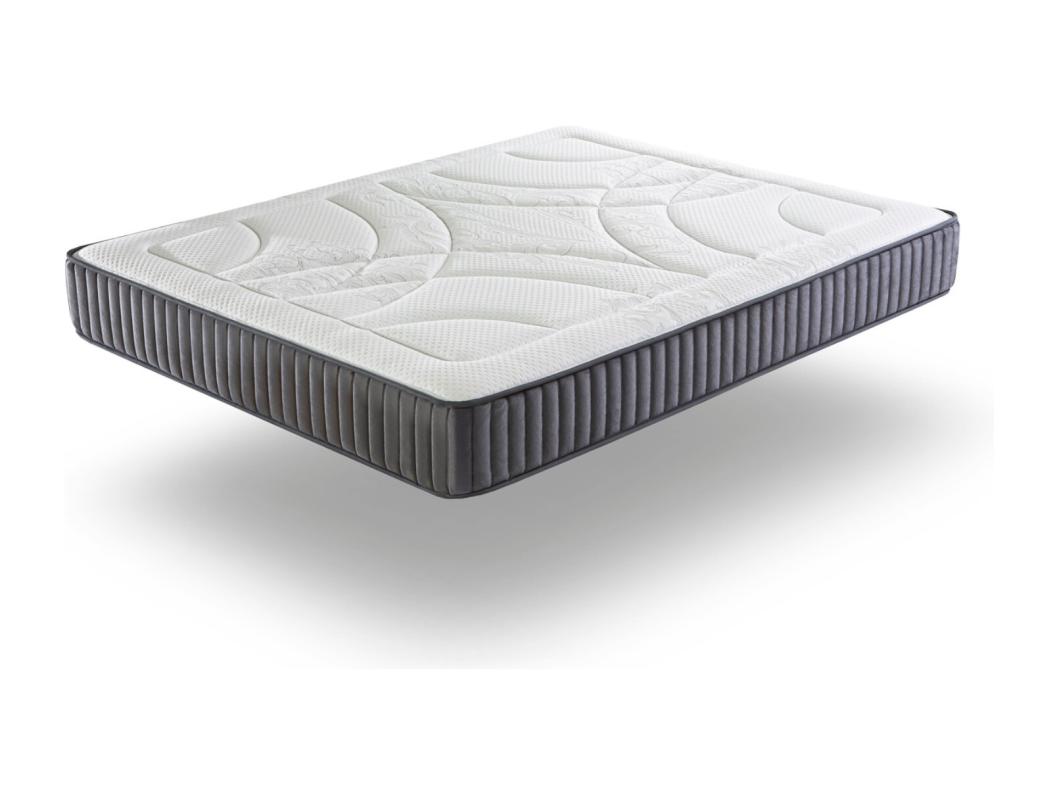 Materasso Matrimoniale 180X190 ANTARES, Alto 24 CM, Schiuma ad alta densità - Schiuma adattabile - Sistema di comfort multizona