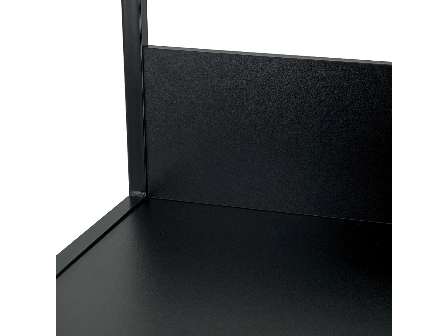 Étagère murale industrielle sur pied AKORD Noire 50 cm 6 étagères 50x32x192 cm