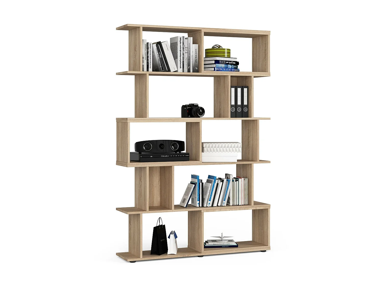 Scaffale FIX Sonoma Quercia 120 cm 120x28,4x177 cm