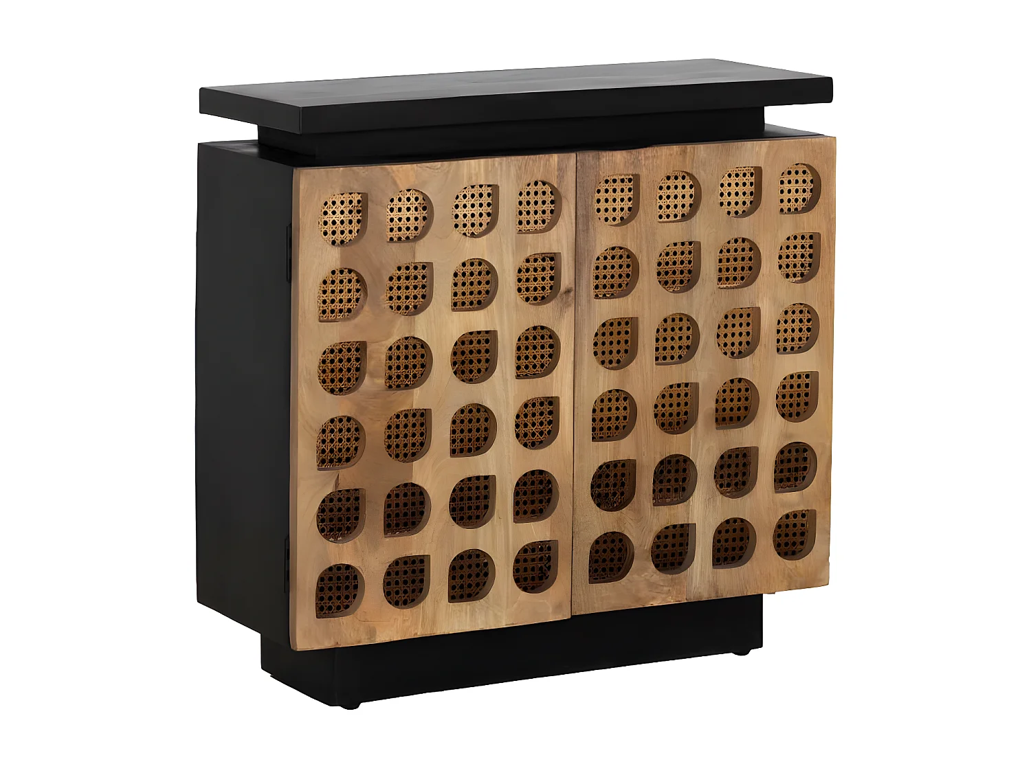 Buffet sculpté en bois de manguier Camélia