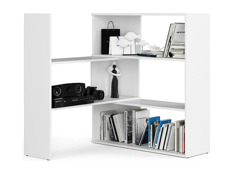 Verstelbare Mini Boekenkast TWIST - Wit