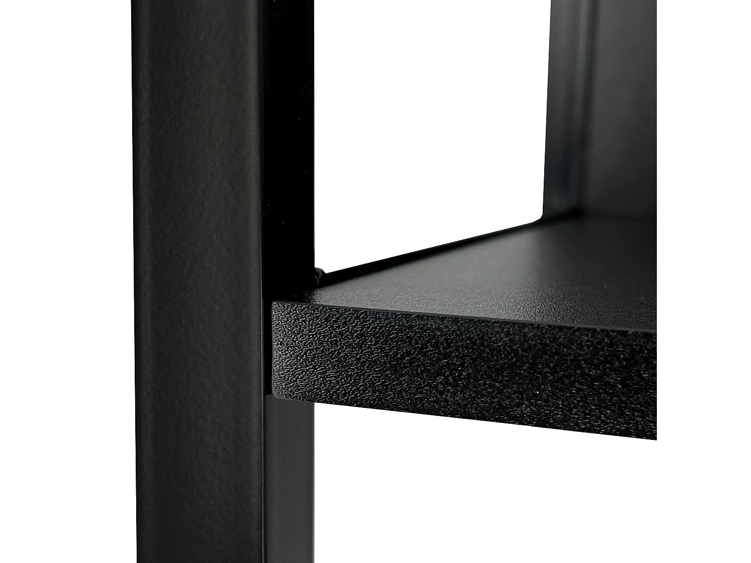 Étagère murale industrielle sur pied AKORD Noire 40 cm 6 étagères 40x32x192 cm