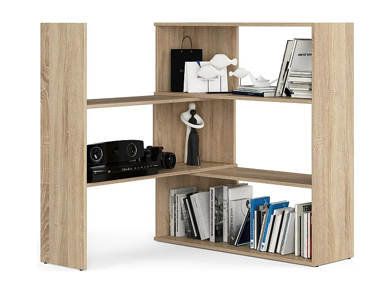 Verstelbare Boekenkast Mini TWIST - Eiken Sonoma