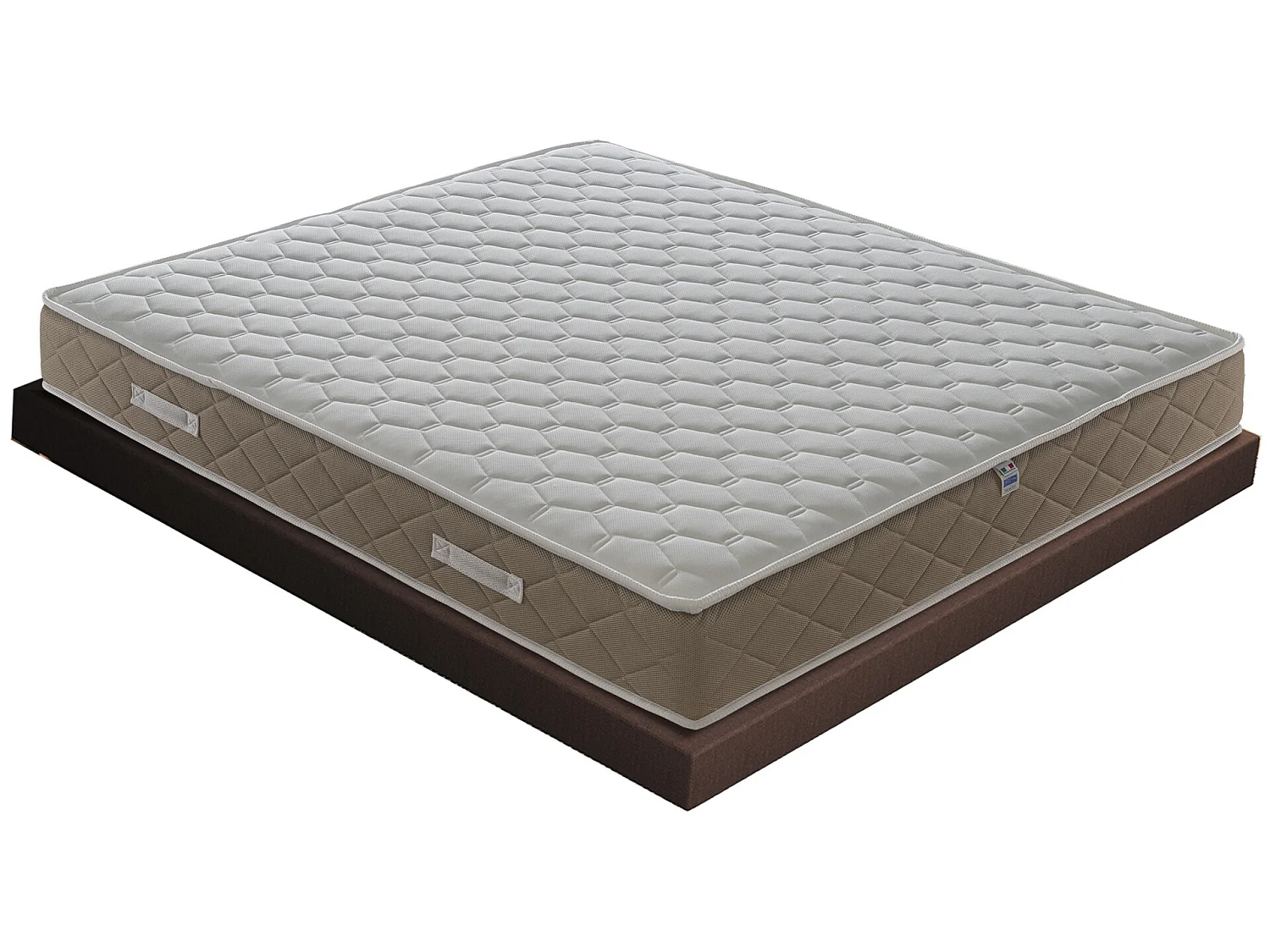 Matelas à ressorts ensachés et mousse à mémoire de forme, Gold Relax, hauteur 25 cm, gel à mémoire de 4 cm 80x200 cm