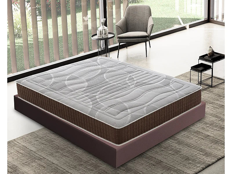 Matelas Mousse - Accueil Mémoire De Forme - Haute Densité – Indéformable 90x190 cm