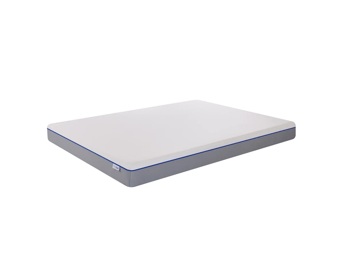 Matelas mousse à mémoire de forme L'Agreable - Epaisseur 16cm - Coutil Respirant en fibres de Bambou - Déhoussable - 160x200cm