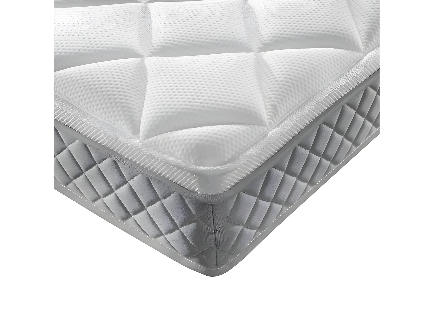 Matelas Mousse à mémoire de forme Le Confortable Premium - Tissu 3D mesh nid d'abeille - 26 cm d'épaisseur - 140x190cm