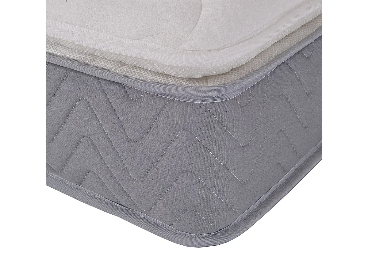 Matelas ressorts ensachés, mousse mémoire de forme et 7 zones de confort L'Ideal Premium - 180x200cm