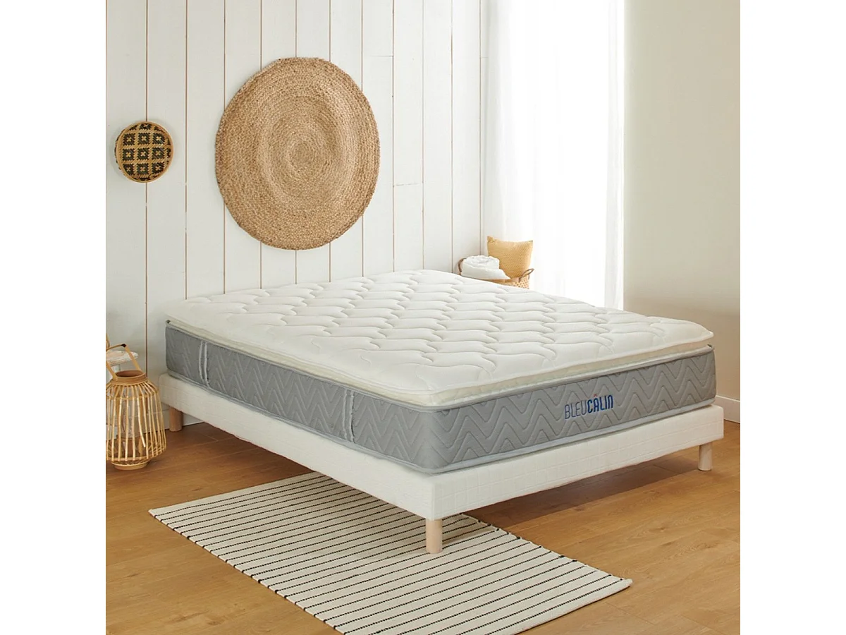 Matelas ressorts ensachés, mousse mémoire de forme et 7 zones de confort L'Ideal Premium - 180x200cm