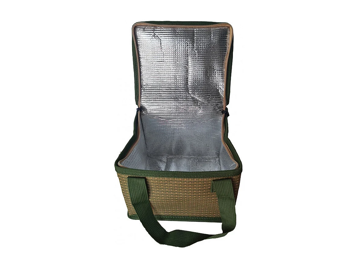 Sac pique-nique isotherme lunch midi kaki marron - BAGGY 8023