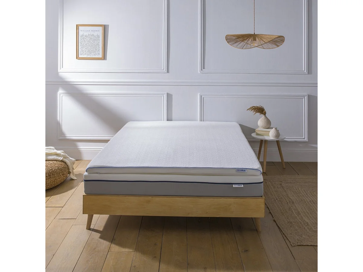 Surmatelas Mémoire de forme 5cm déhoussable et respirant- 160x200cm