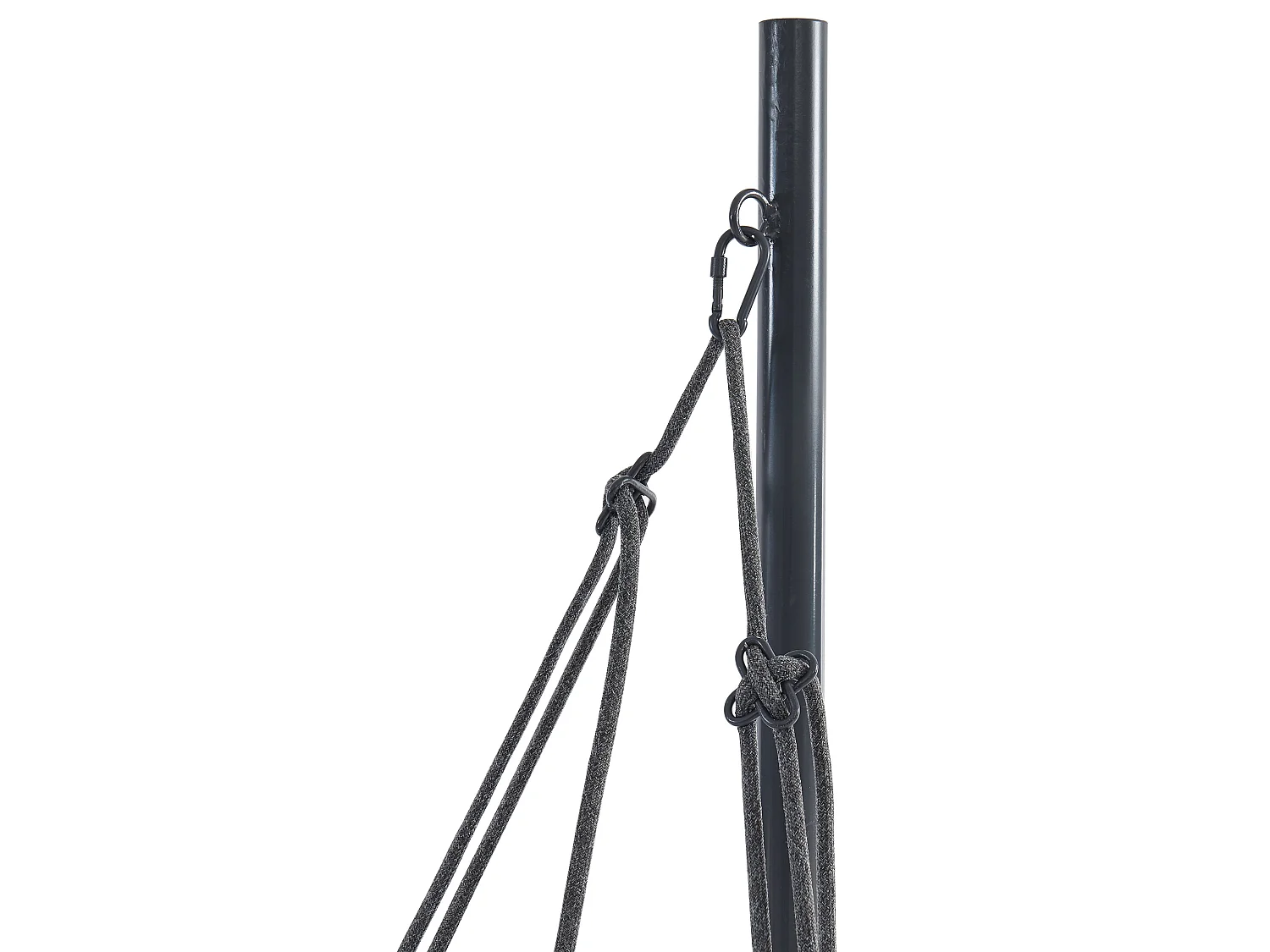 Schommelbankje voor 2 personen van licht naturelkleurig gevlochten hars - NUVEA