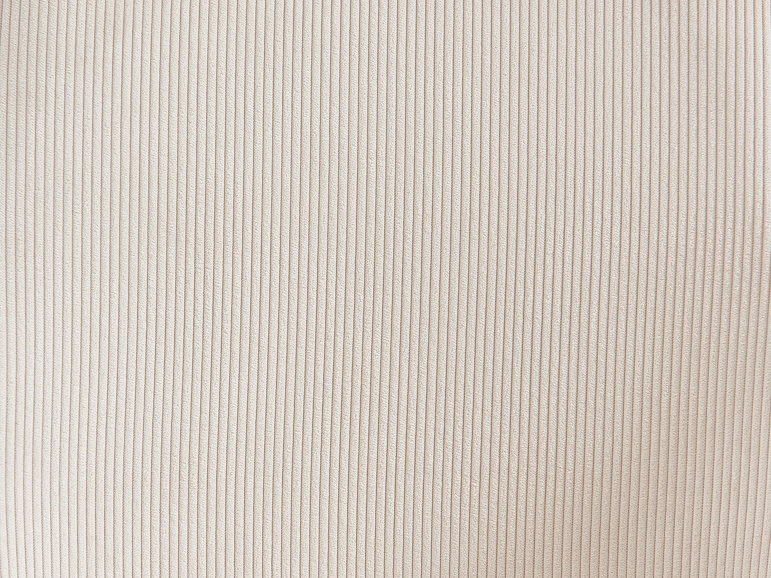 Lot de 2 chaises en velours côtelé et métal - Crème - MASURIE