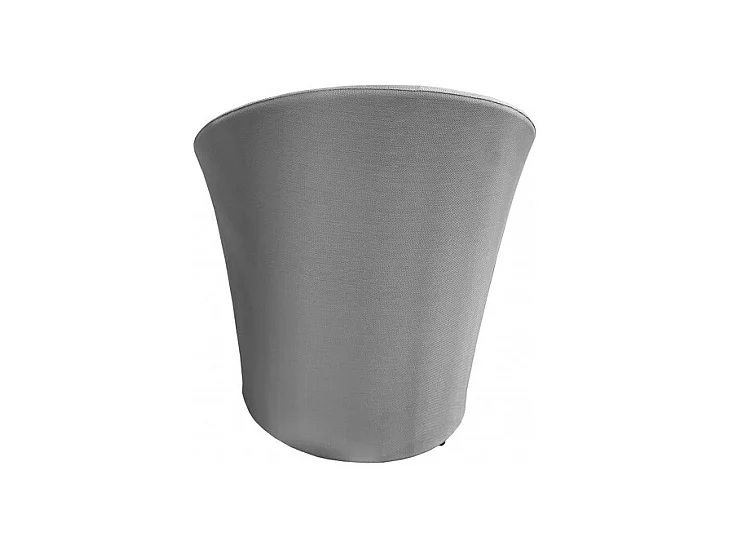 Fauteuil de jardin rond en aluminium et revêtement textilène - KIMI