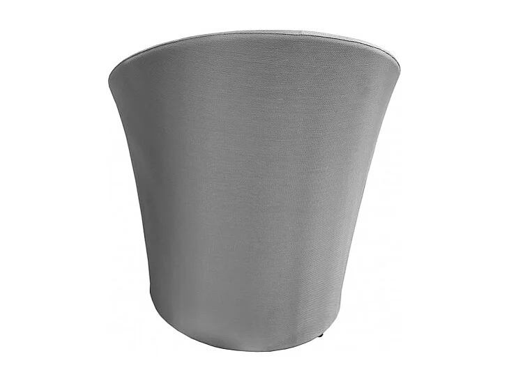 Fauteuil de jardin rond en aluminium et revêtement textilène - KIMI