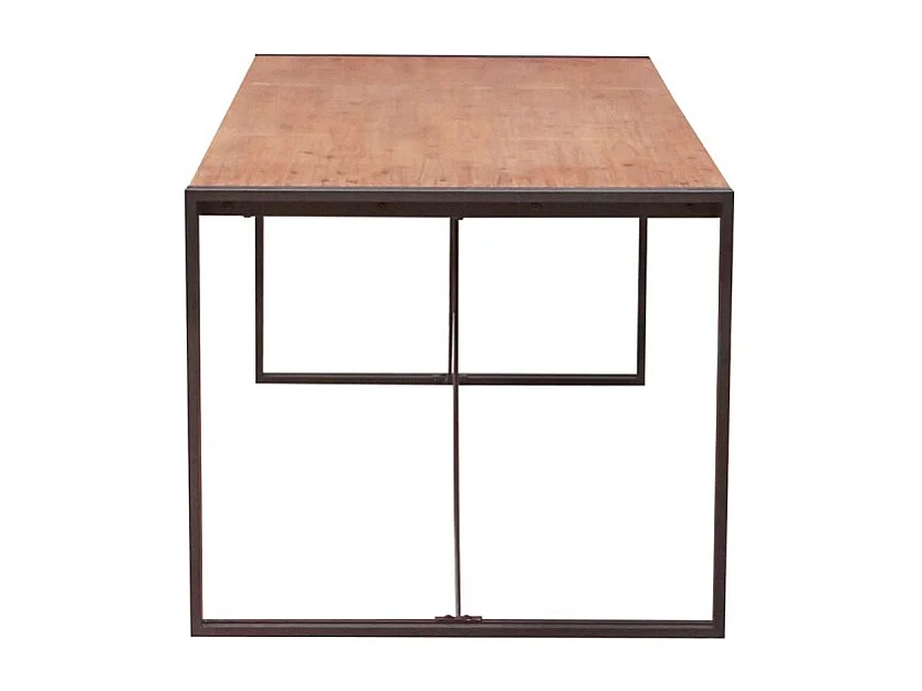 Table de repas 200 cm en bois d'acacia et métal - WORKSHOP