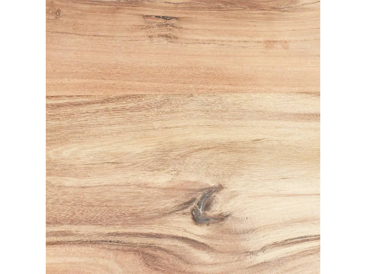 Table à manger en bois d'acacia et métal Tree