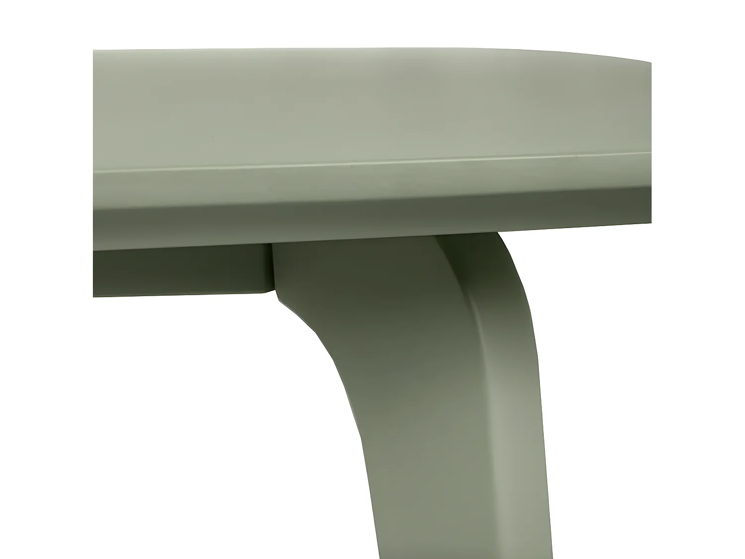 Table de repas carrée verte piètement hévéa massif - WOLI 3286