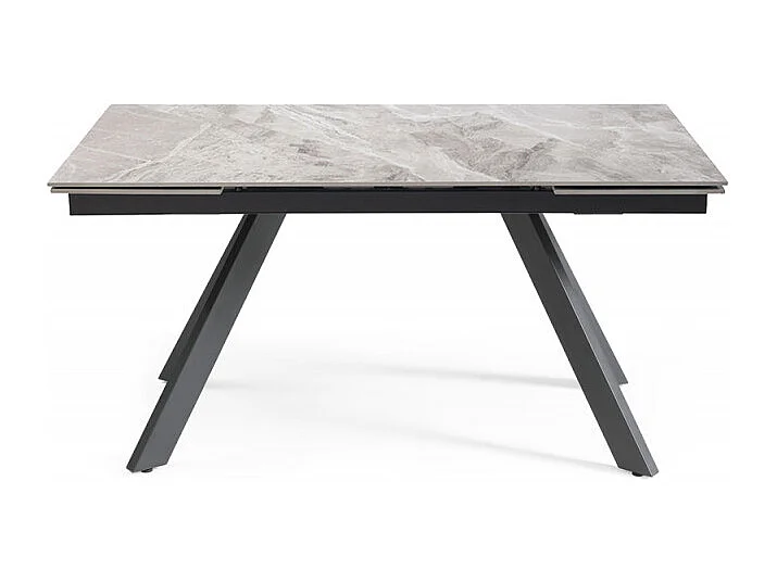 Table extensible 160/240 cm céramique marbré pieds inclinés - DAKOTA 08