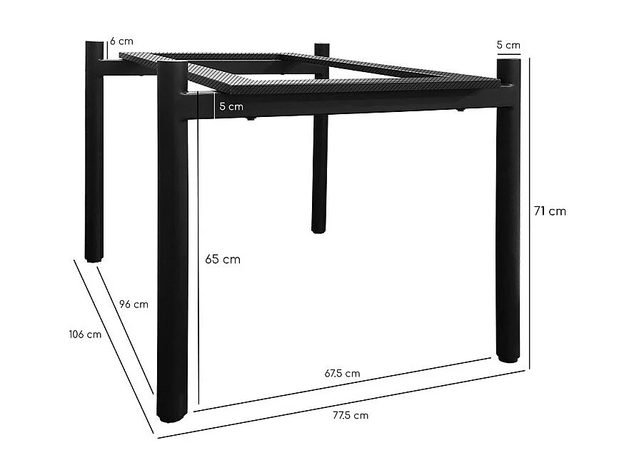 Table extensible 160/240 cm céramique blanc marbré pieds droits - NEVADA 09