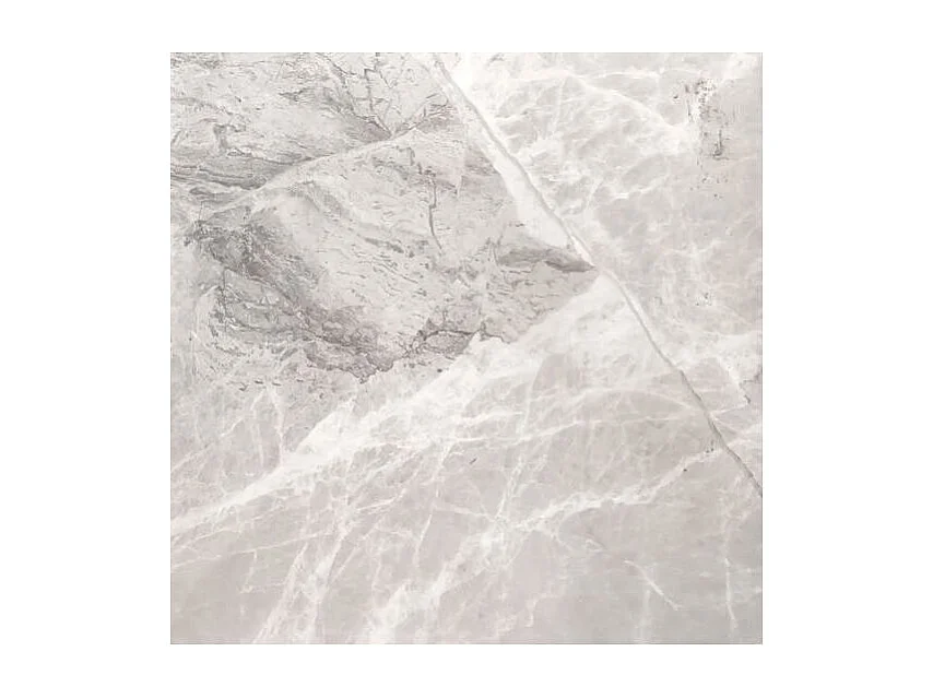 Table basse 120x60 cm céramique gris marbré laqué pied croix - DAKOTA 04