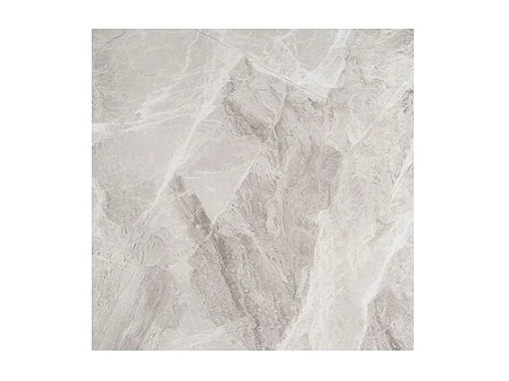 Table basse 120x60 cm céramique gris marbré laqué pieds luge - DAKOTA 02