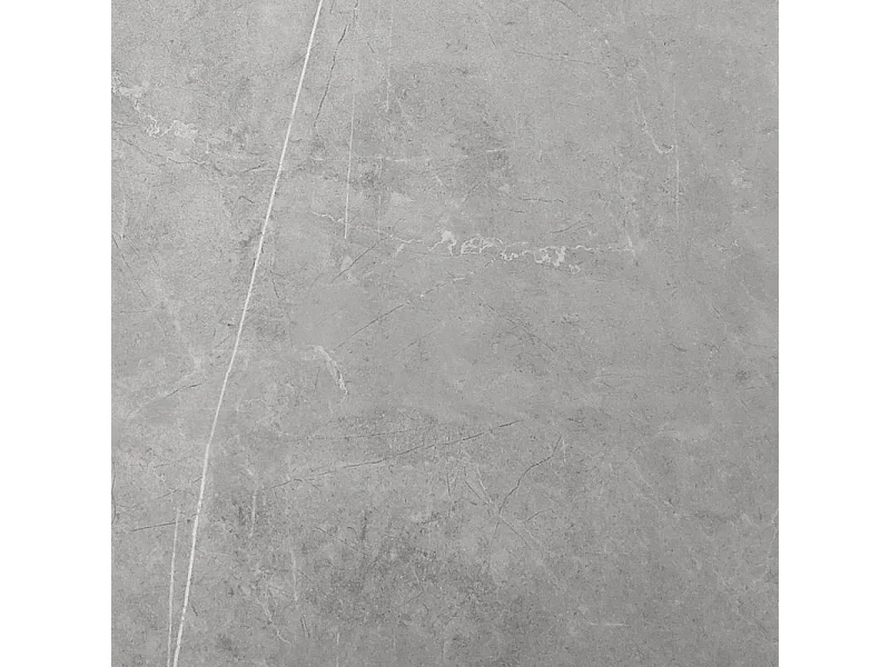 Table basse 120x60 cm céramique gris marbré pieds droits - ARIZONA 09