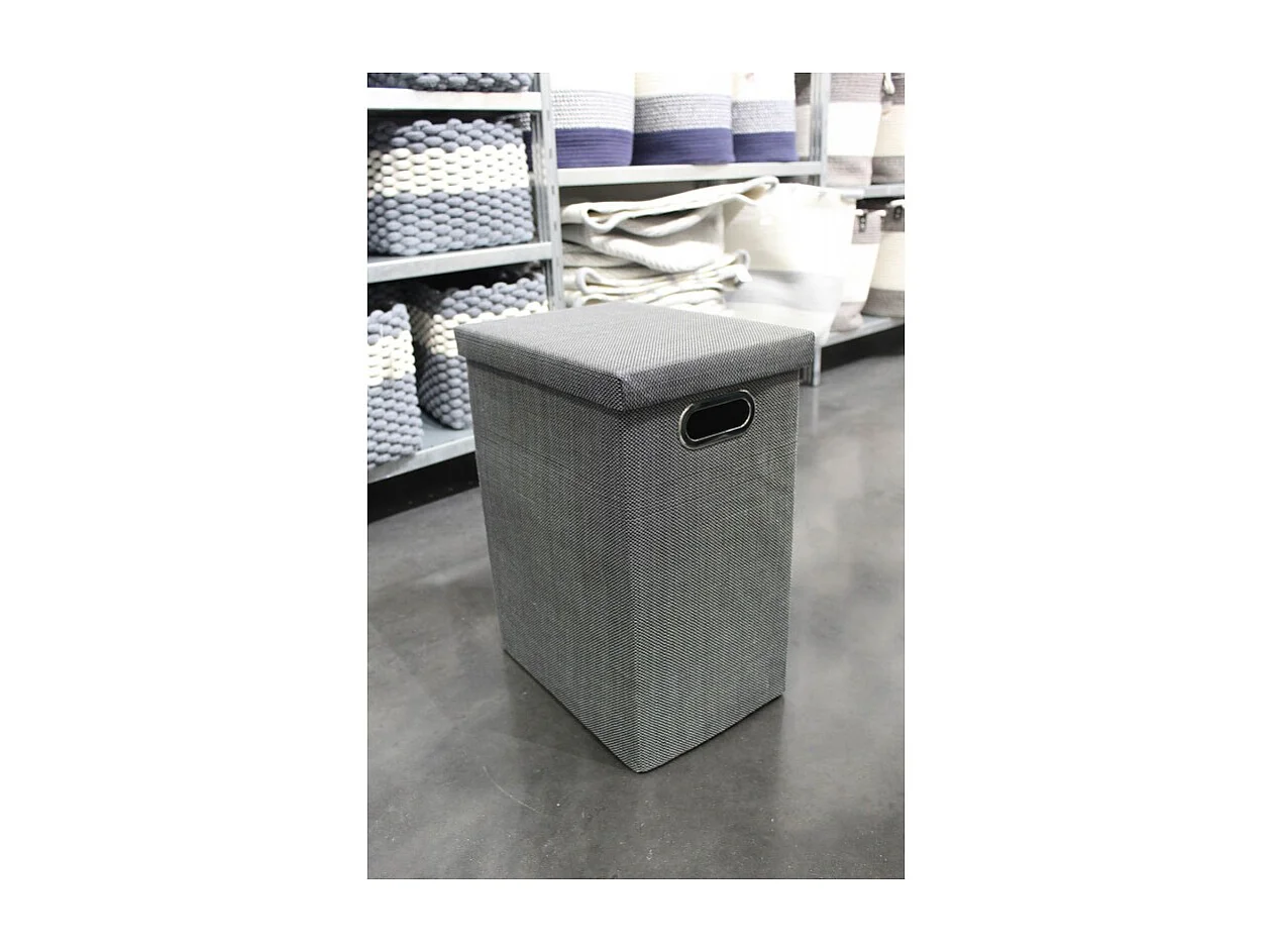 Set 5 boites de rangement avec couvercle gris - FUN