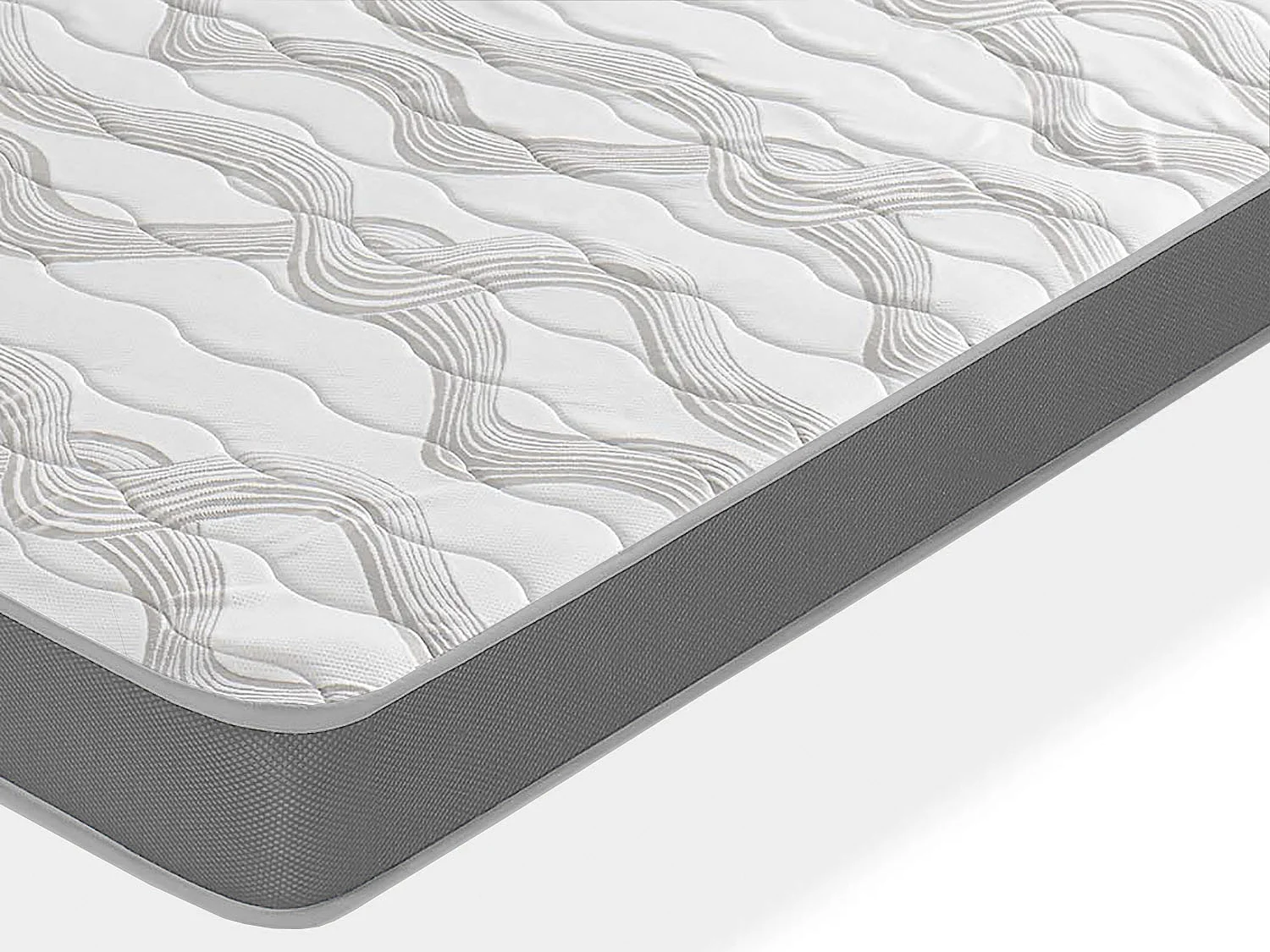 Pack Matelas mousse 80X130 NAOS LIT ENFANTS H16 CM + 1 oreiller junior 80X35 CM + 1 Protège Matelas 80X130 CM