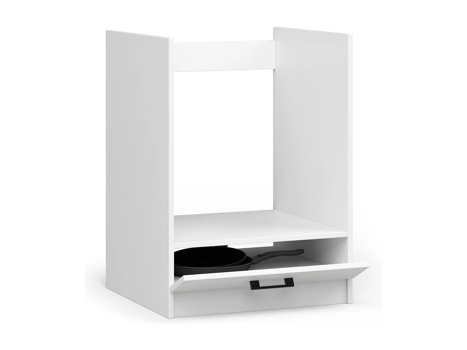 Mobile da cucina per incasso del forno AKORD S60 sistema OLIWIA Bianco 60 cm 1 anta 60x55x82 cm