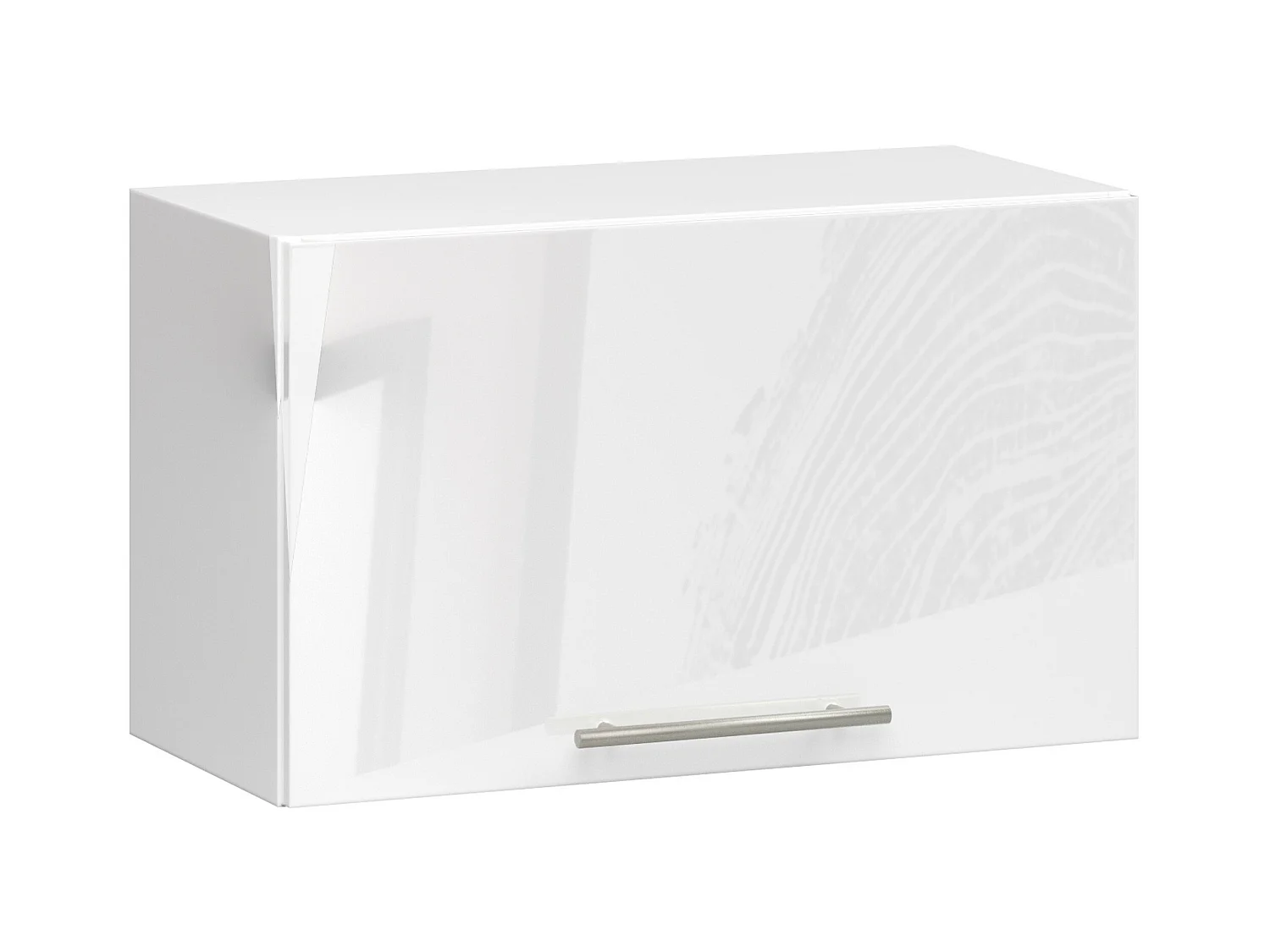 Hängeschrank Küchenschrank AKORD OLIWIA modular W60 Wandschrank für Dunstabzugshaube Weiß 60 cm Tür Regal Front Weiß Hochglanz B60 x H29 x T30 cm