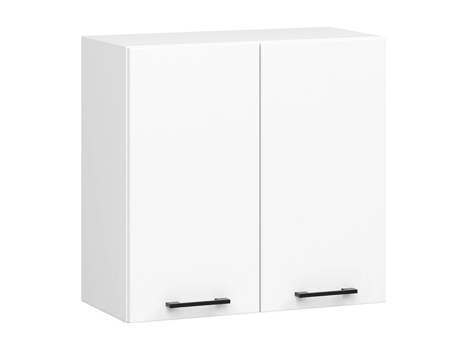 Armoires de cuisine haute AKORD W60 OLIWIA Blanc 60 cm 2 portes façade Blanche 2 étagères 60x30x58 cm