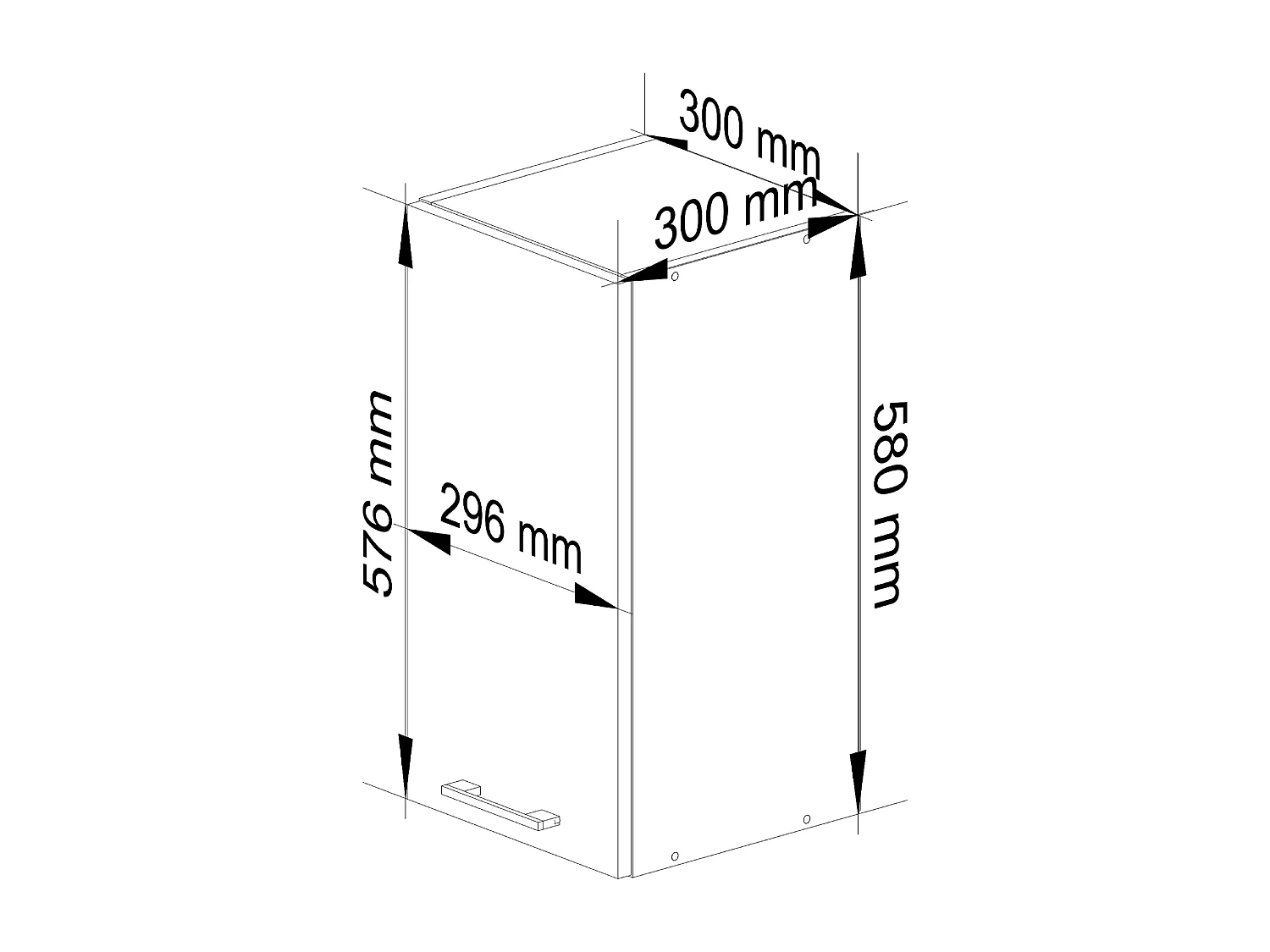 Oliwia Hangkast W30 H58cm Wit/Beton - Moderne Keukenplank met Mat Beton Front en 2 Planken
