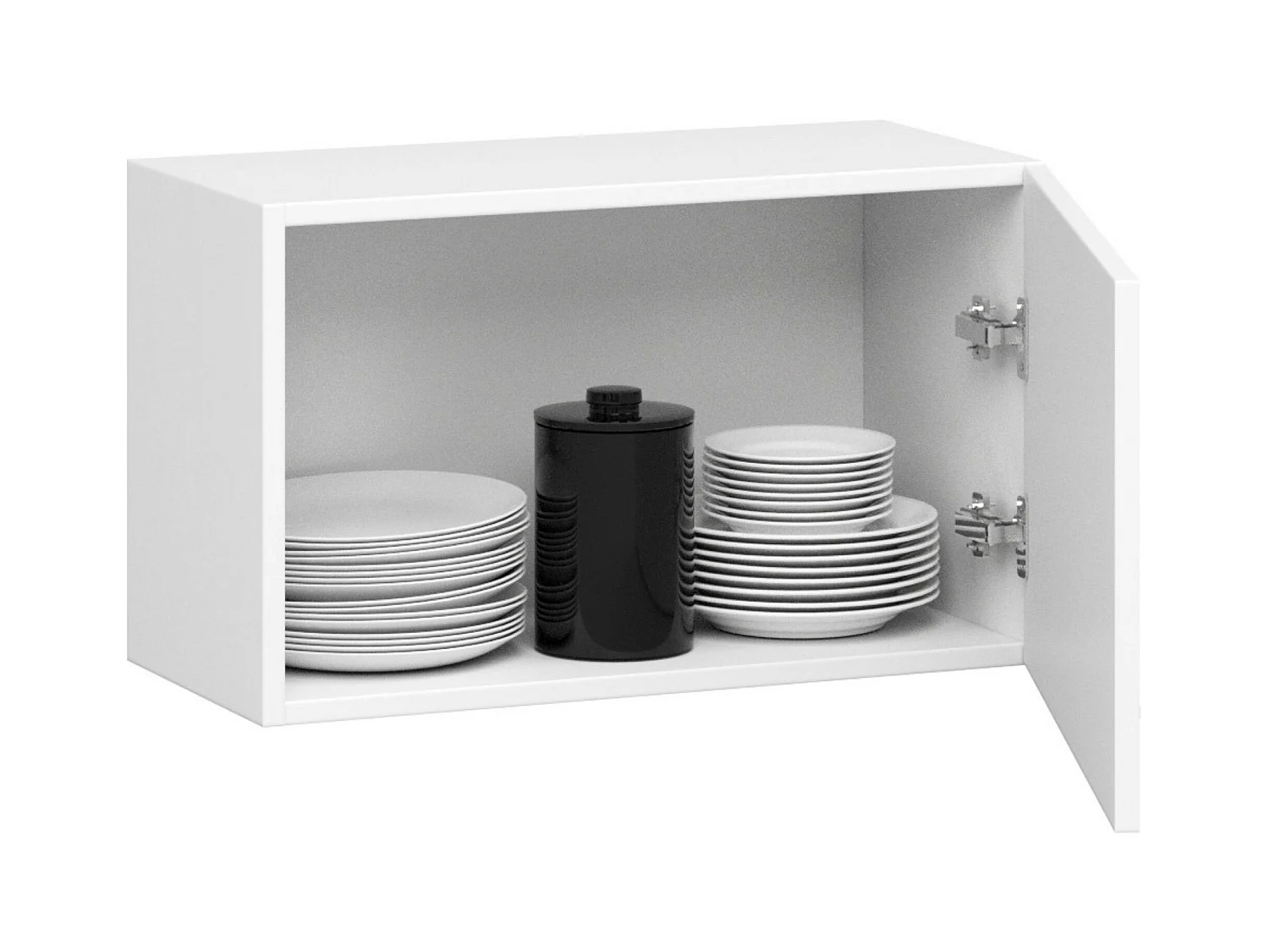 Hängeschrank Küchenschrank AKORD OLIWIA modular W60 Wandschrank für Dunstabzugshaube Weiß 60 cm Tür Regal B60 x H29 x T30 cm