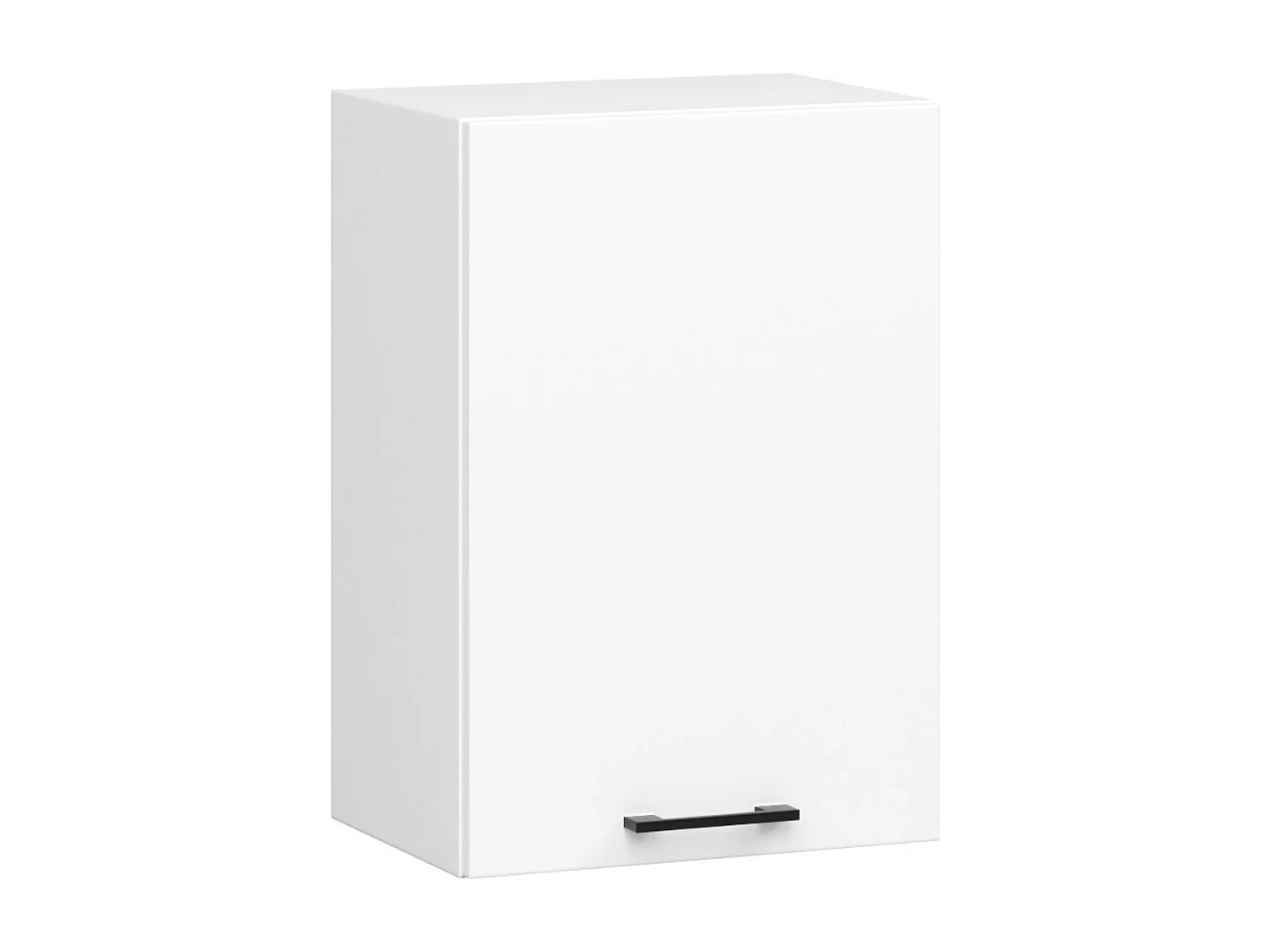Armoires de cuisine haute AKORD W50 OLIWIA Blanc 50 cm 1 porte façade Blanche 2 étagères 50x30x58 cm