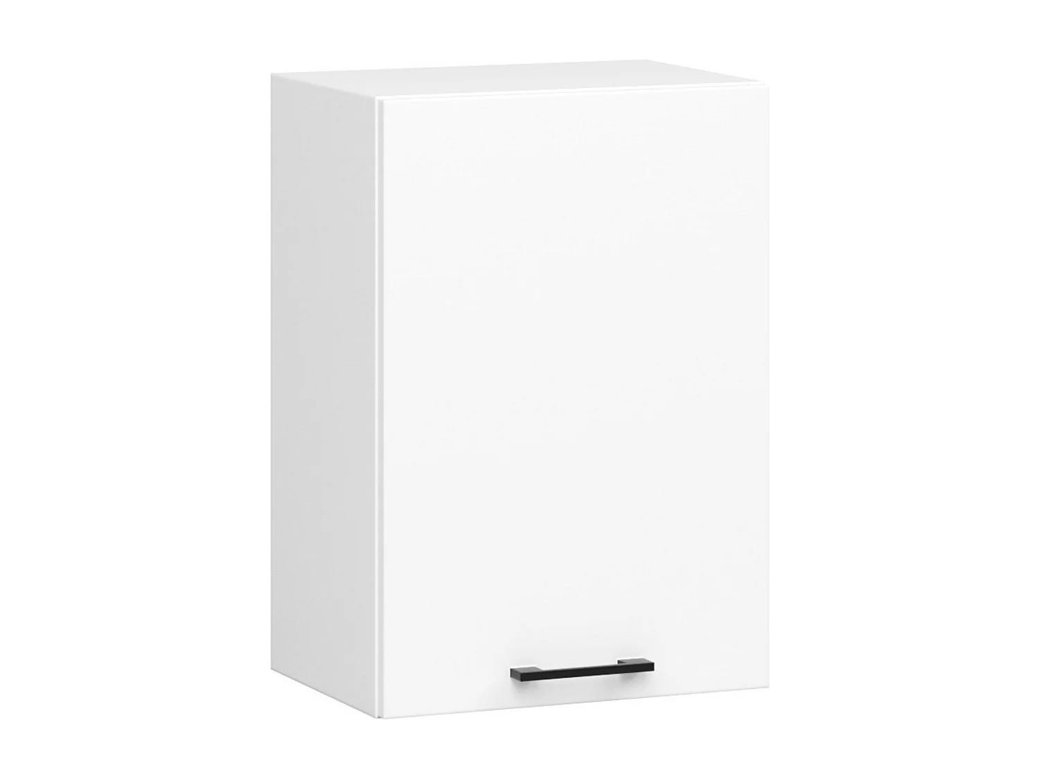 Armoires de cuisine haute AKORD W50 OLIWIA Blanc 50 cm 1 porte façade Blanche 2 étagères 50x30x58 cm