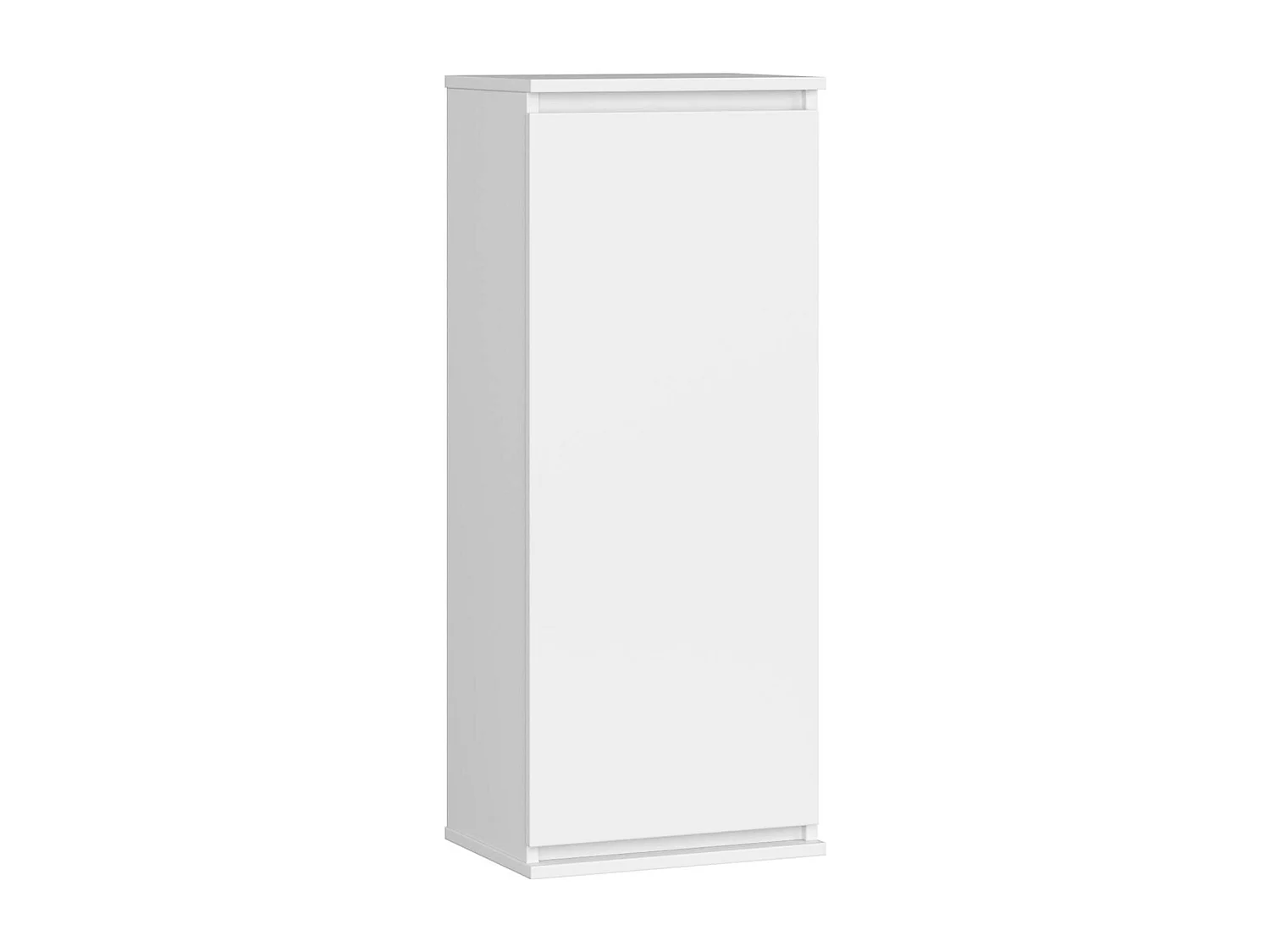 Armario colgante AKORD W40 Blanco 40 cm 1 puerta frente en color Blanco 3 estantes 40x30x99 cm