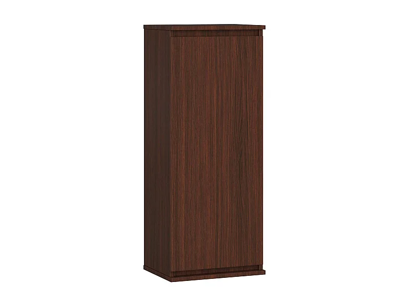 Armoire murale AKORD W40 Wengé 40 cm 1 porte façade Wengé 3 étagères 40x30x99 cm