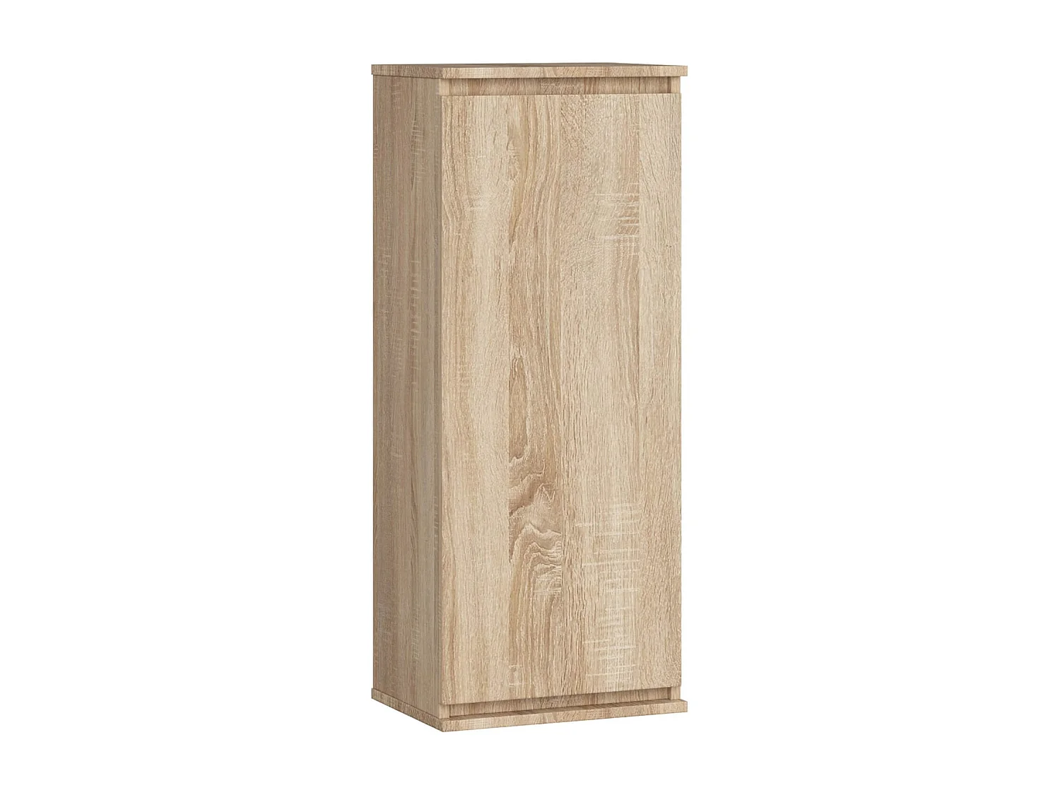 Hängender Schrank AKORD W40 Sonoma-Eiche 40 cm Tür 3 Regalen B40 x H99 x T30 cm