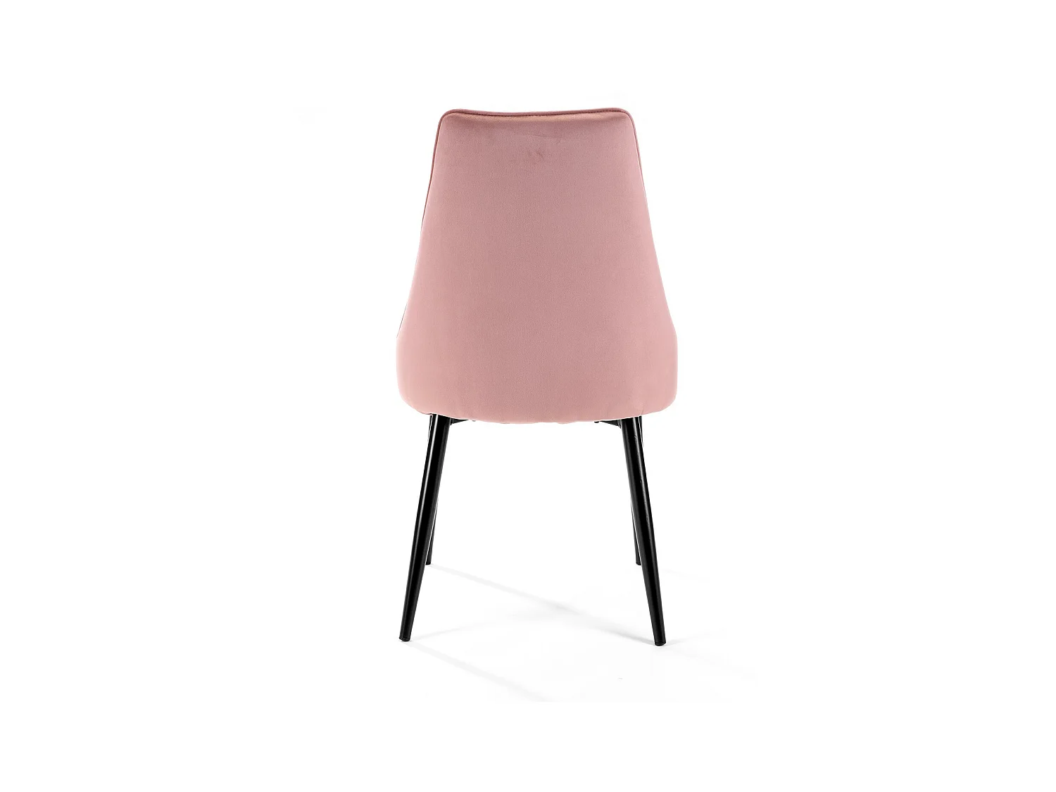 Lot de 2 chaises matelassées de salle à manger en velours AKORD SJ.054 Rose