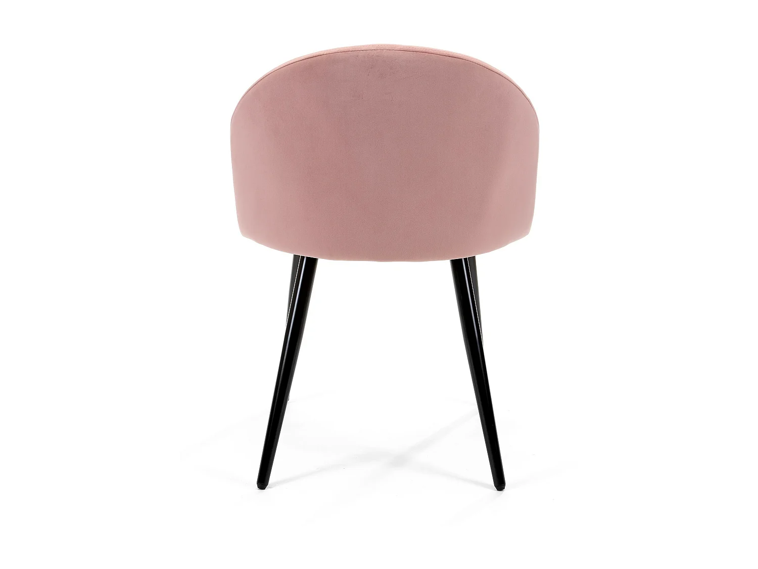 Lot de 4 chaises matelassées de salle à manger en velours AKORD SJ.077 Rose