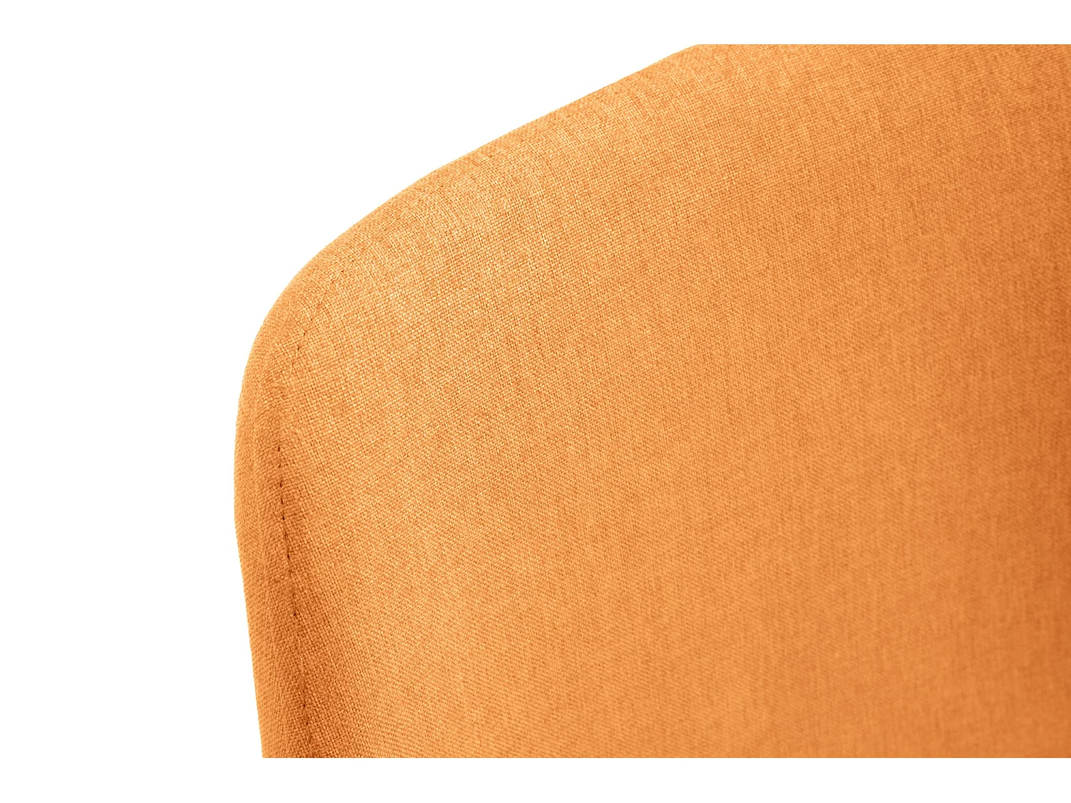 Set van 4 Oranje Beklede Stoelen met Beukenhouten Poten - SJ.0159