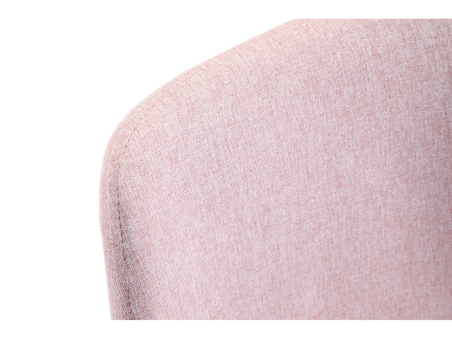 Lot de 4 chaises de salle à manger en tissu AKORD SJ.0159 Rose