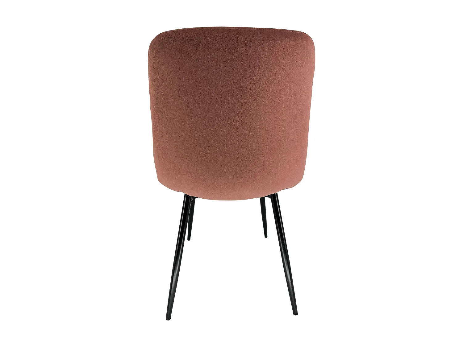 1 Pièce chaise matelassée de salle à manger en velours AKORD SJ.9 Rose