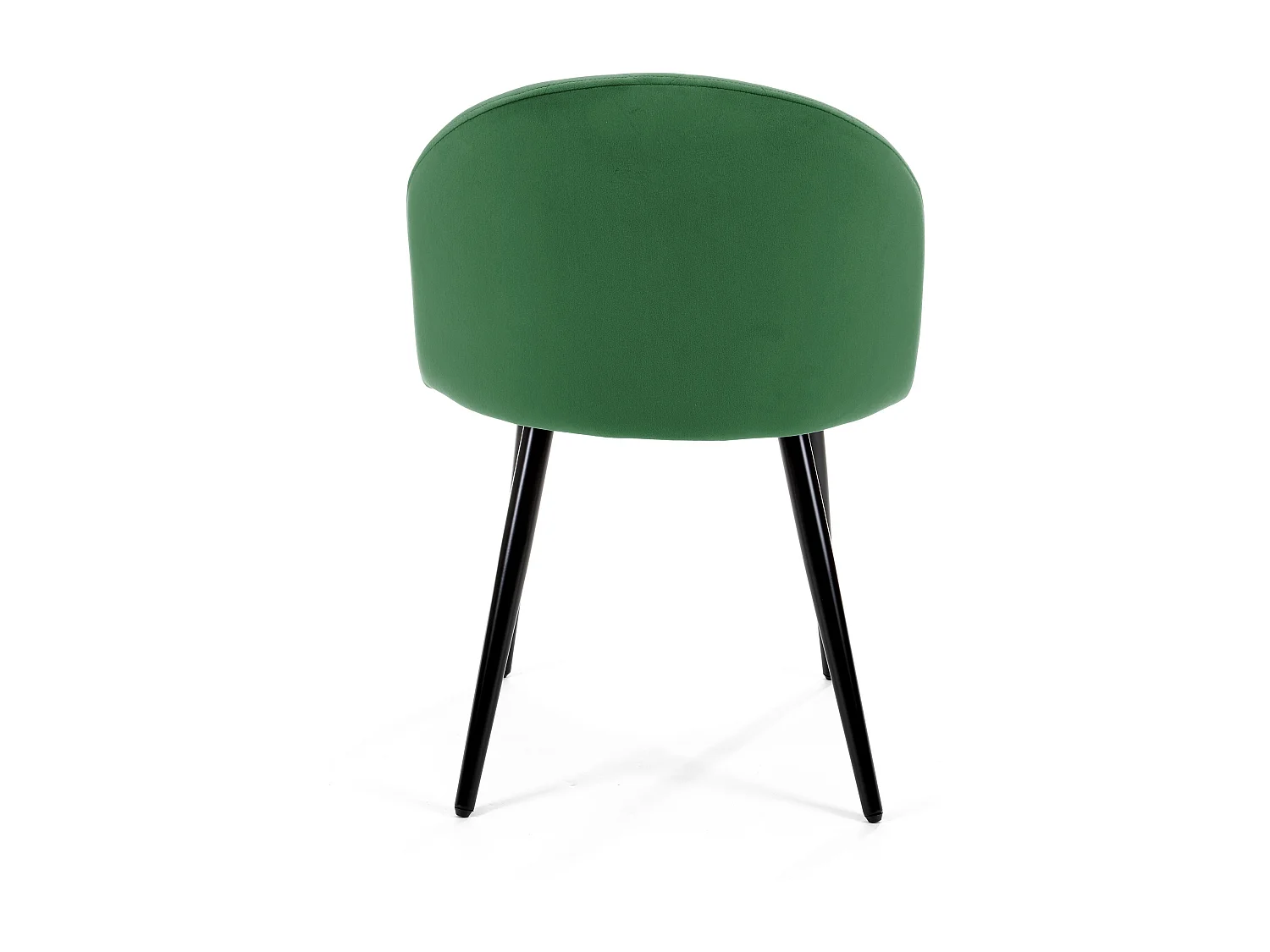 Lot de 2 chaises matelassées de salle à manger en velours AKORD SJ.077 Vert Bouteille