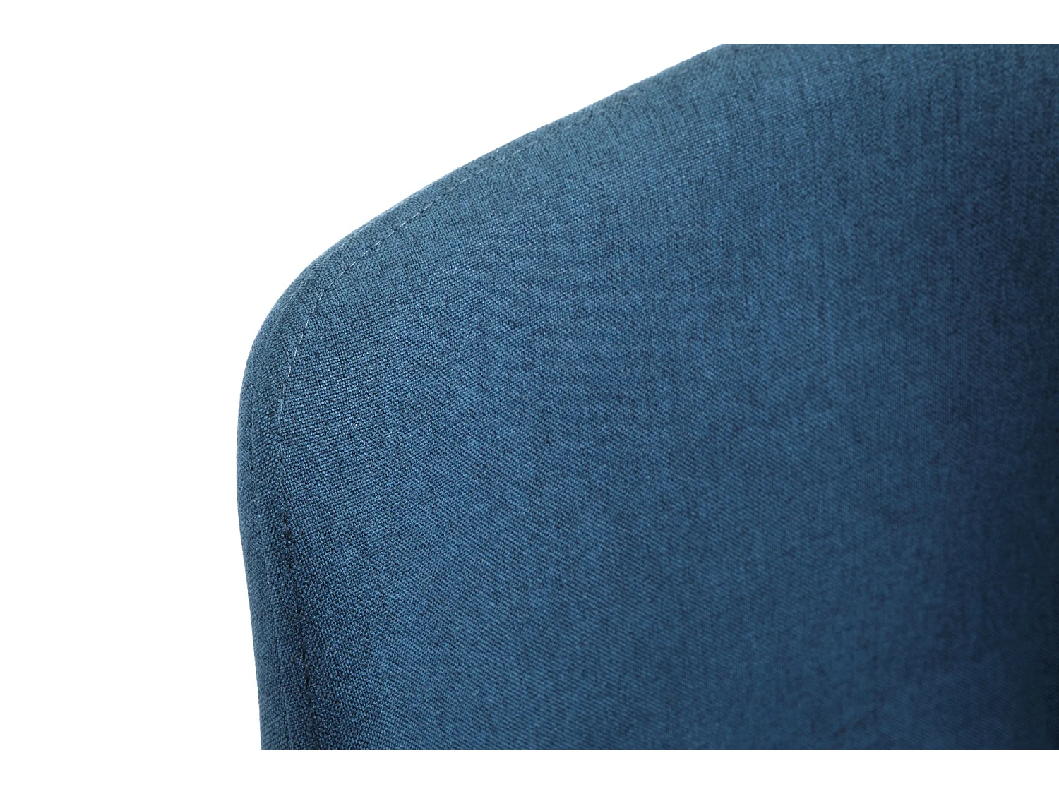Lot de 4 chaises de salle à manger en tissu AKORD SJ.0159 Bleu Marine