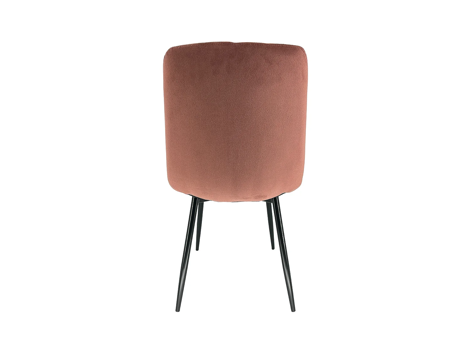 1 Pièce chaise matelassée de salle à manger en velours AKORD SJ.3 Rose