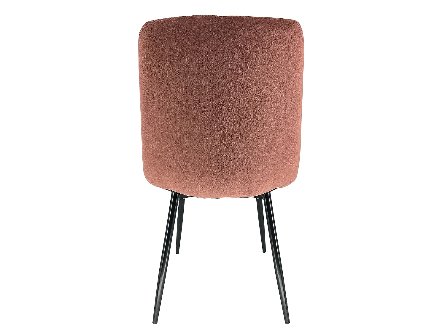 1 Pièce chaise matelassée de salle à manger en velours AKORD SJ.3 Rose